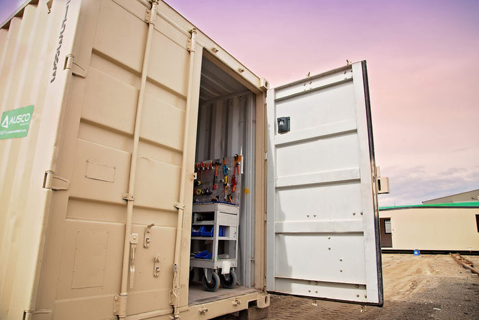 Stop theft in your container or shed